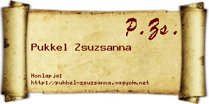 Pukkel Zsuzsanna névjegykártya